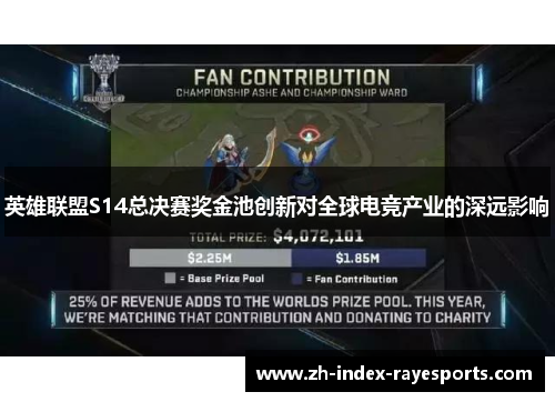 英雄联盟S14总决赛奖金池创新对全球电竞产业的深远影响 英雄联盟S14总决赛奖金池创新对全球电竞产业的深远影响